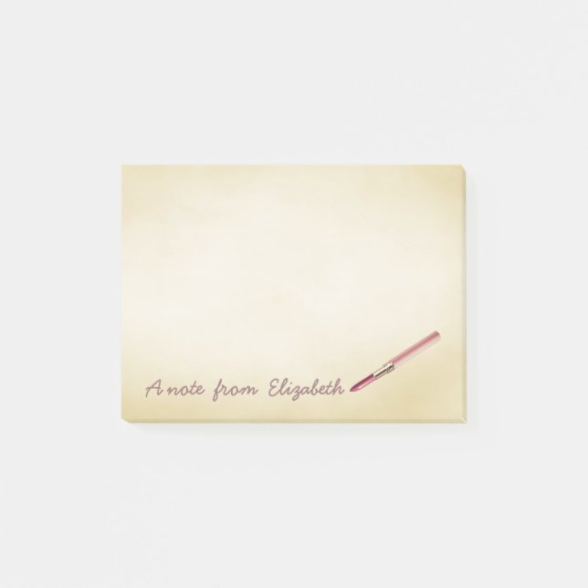 Bloco Post-it Batom Sofisticado Fofinho Feminino (Frente)
