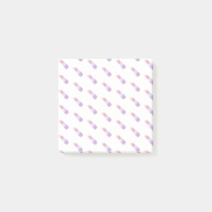 Bloco Post-it Batom Vermelho Emoji