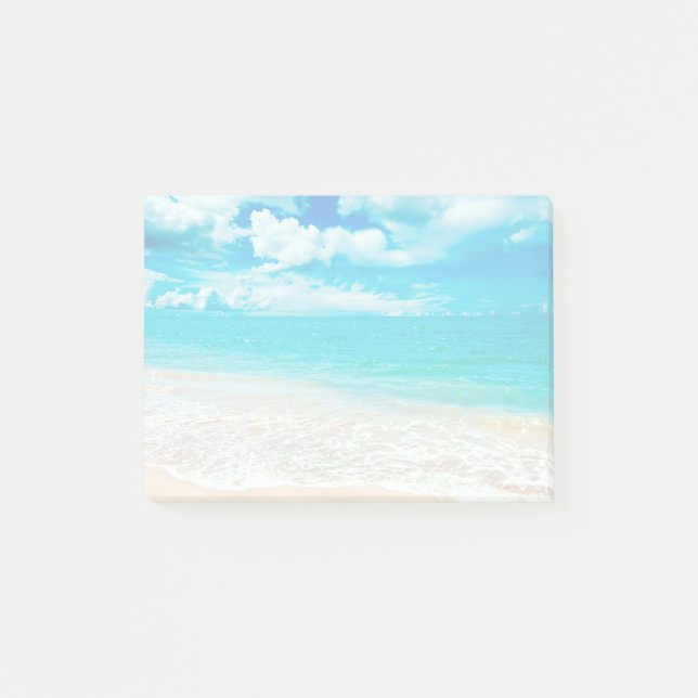 Bloco Post-it Bela Praia de Verão (Frente)