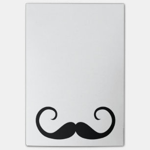 Bloco Post-it bigode elegante