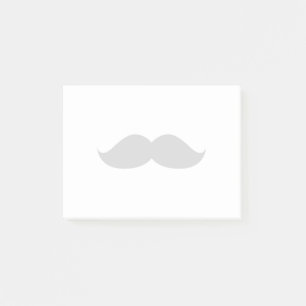 Bloco Post-it Bigode Negro Engraçado