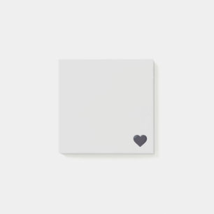 Bloco Post-it BlackEmoji Heart
