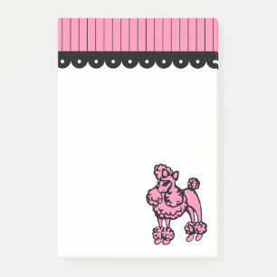 Bloco Post-it Blocos de Notas Bonito Poodle