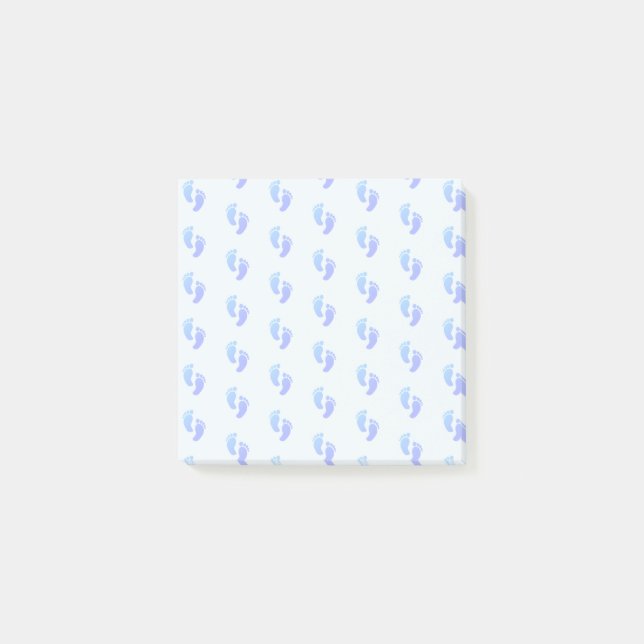 Bloco Post-it Blue Little Emoji Foot (Frente)