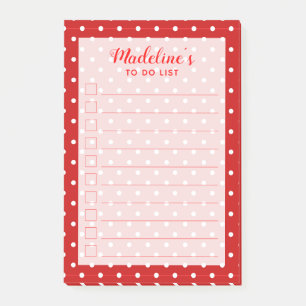 Bloco Post-it Bolinhas do divertimento personalizado para