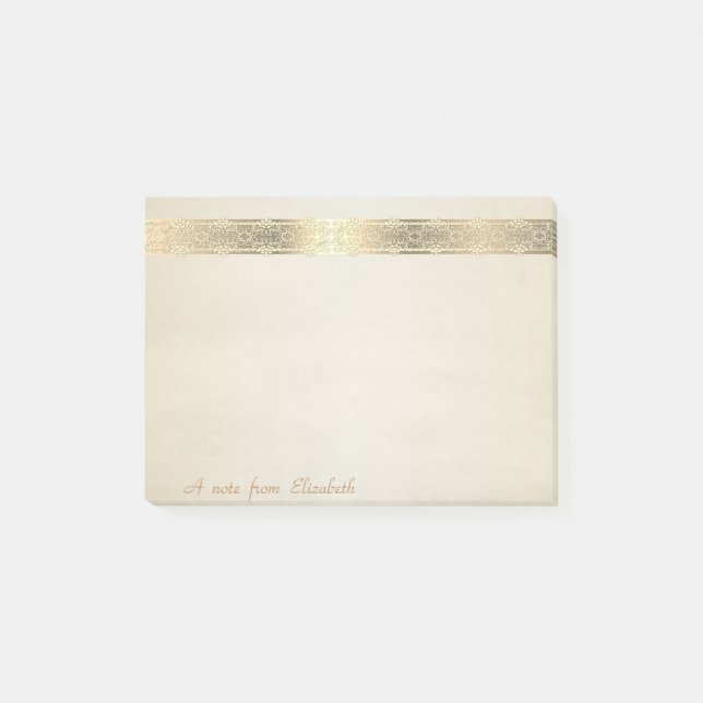 Bloco Post-it Bonita Na moda elegante, Lace (Frente)