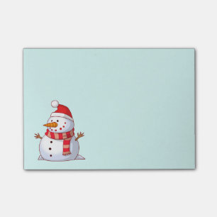Bloco Post-it Bonito boneco de neve de Natal
