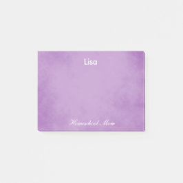 Bloco Post-it Bonito escola doméstica roxa mãe