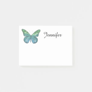 Bloco Post-it Borboleta Azul