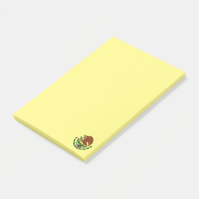 Bloco Post-it Brasão mexicana (Inclinado)