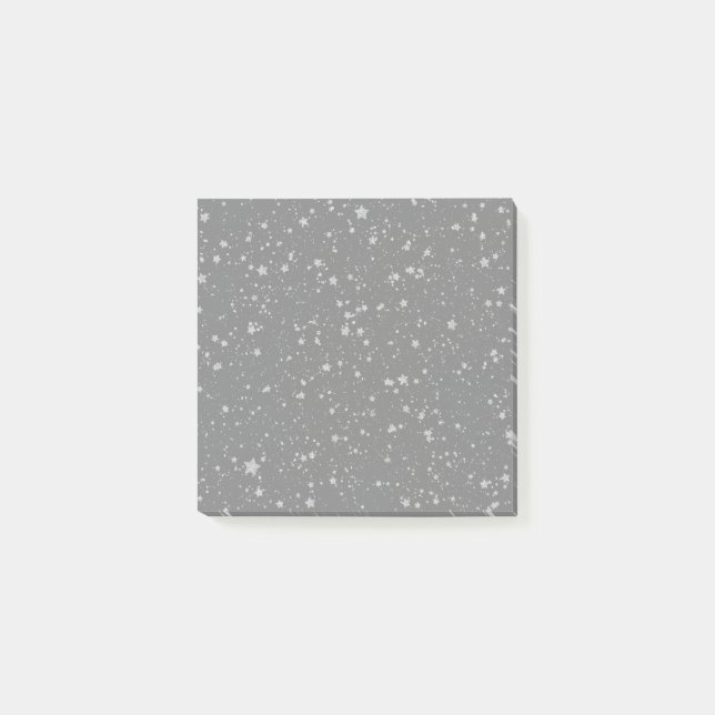 Bloco Post-it Brilho Stars4 - Prata (Frente)
