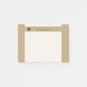 Bloco Post-it Brown Clover Ribbon por Kenneth Yoncich