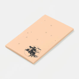 Bloco Post-it Bruxa de Halloween