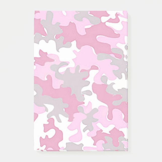 Bloco Post-it Camo rosa (Frente)