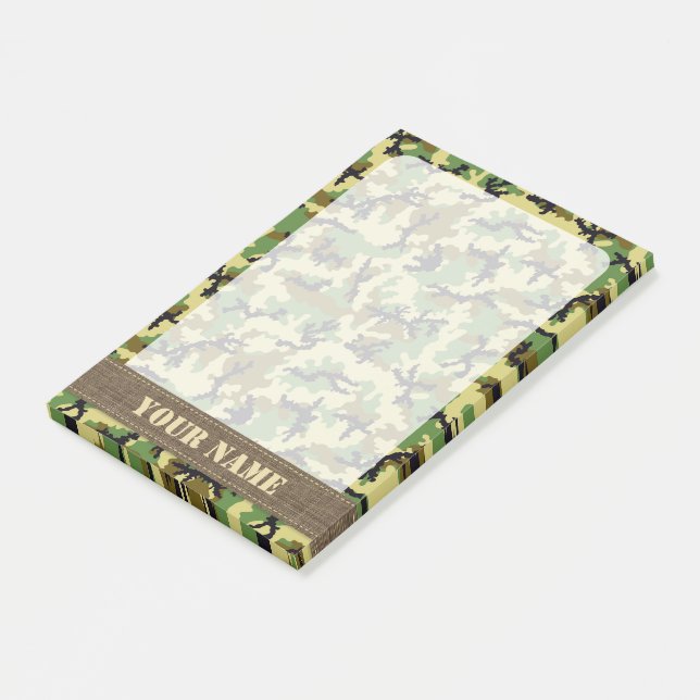 Bloco Post-it Camuflagem florestal (Inclinado)