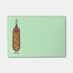 Bloco Post-it Cão de milho feliz