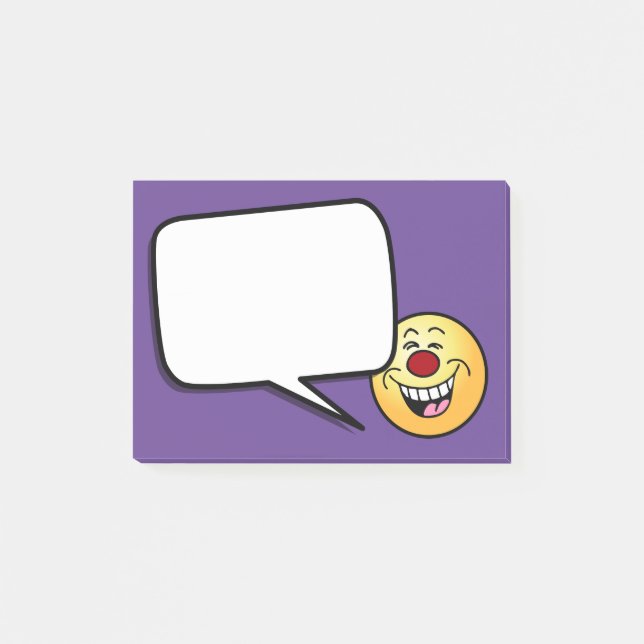 Bloco Post-it Cara de zombaria Grumpey (Frente)