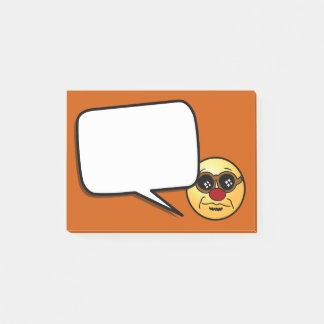 Bloco Post-it Cara Grumpey do hipster