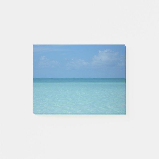 Bloco Post-it Caribe Horizonte Turquesa Tropical Azul (Frente)