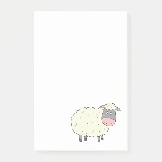 Bloco Post-it Carneiros do Baa do Baa (Frente)