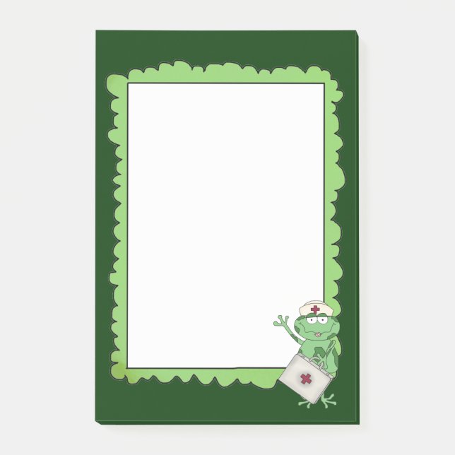 Bloco Post-it Cartoon Enfermeira Postit (Frente)