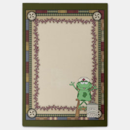 Bloco Post-it Cartoon Nurse Sapo Posta-it-notes