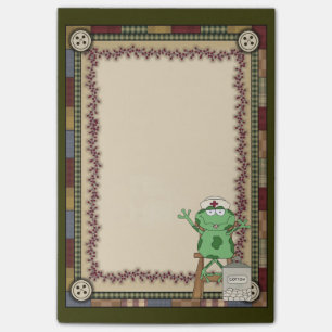 Bloco Post-it Cartoon Nurse Sapo Posta-it-notes