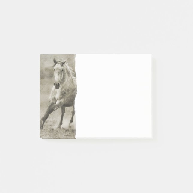 Bloco Post-it Cavalo Andaluz Russo Galopante (Frente)