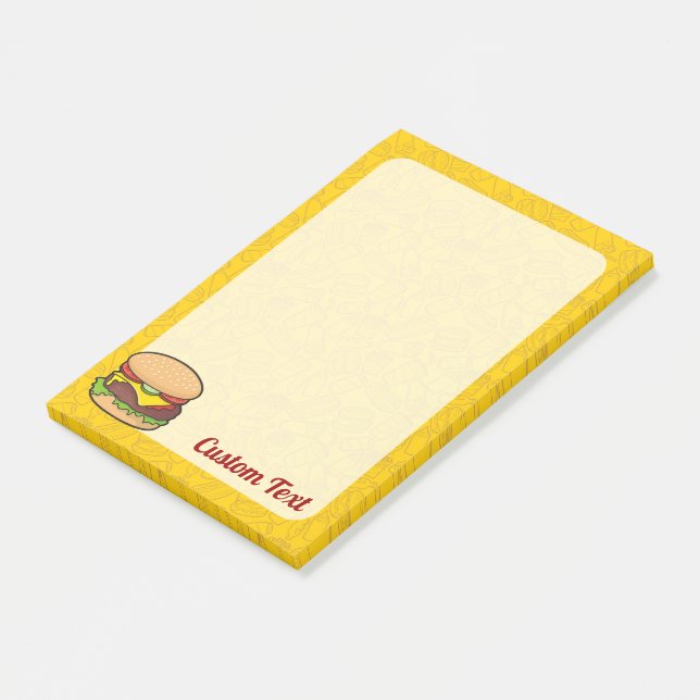Bloco Post-it Cheeseburger (Inclinado)