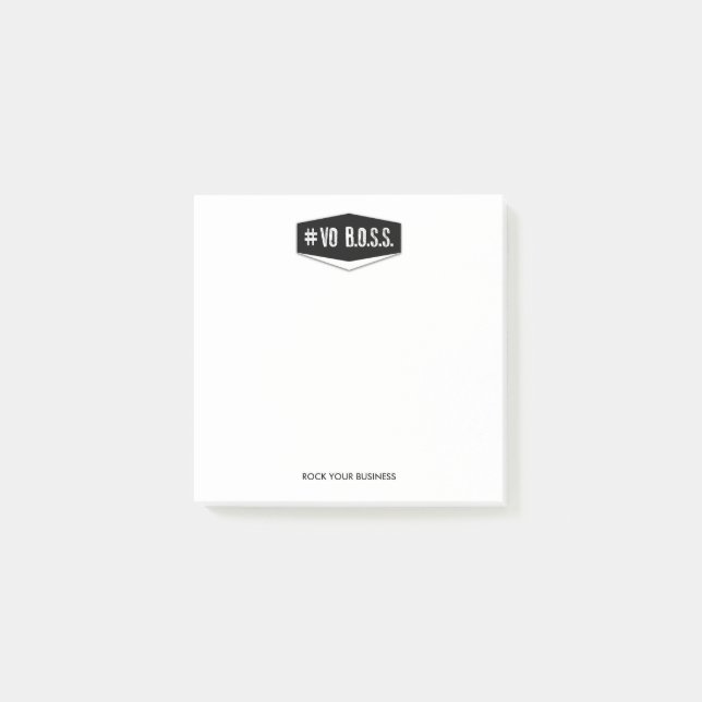 Bloco Post-it CHEFE do Vo 3 x 3 notas (Frente)