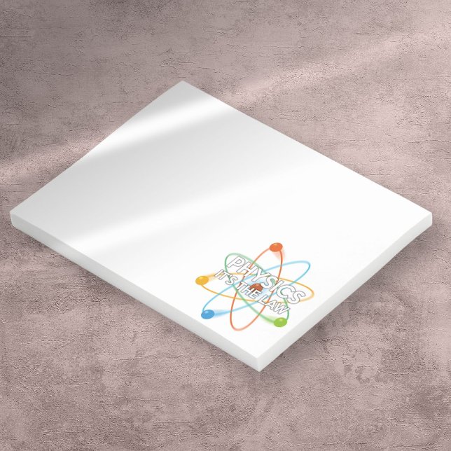 Bloco Post-it CITOLOGIA É A LEI Piada de Ciência Engraçada (PHYSICS IT'S THE LAW Funny Science Quote Post-it Notes)