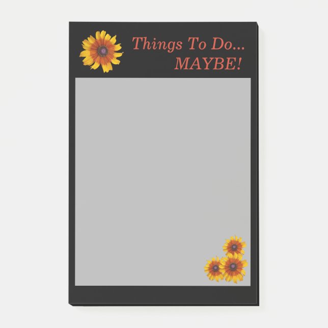 Bloco Post-it Coisas a fazer... TALVEZ! (Frente)