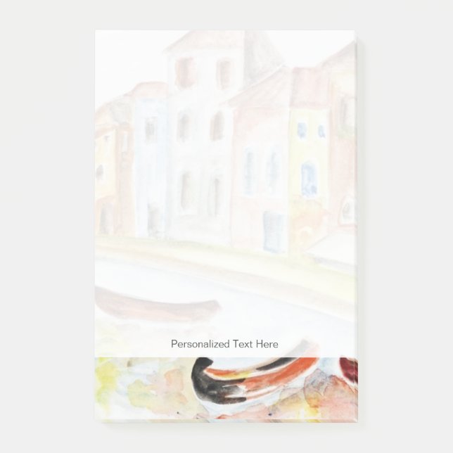 Bloco Post-it Conceito de Veneza (Frente)