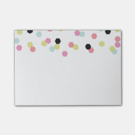 Bloco Post-it Confetes do Hex - notas de post-it