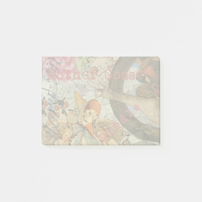 Bloco Post-it Conto de Fadas da Mamãe Gansa (Frente)