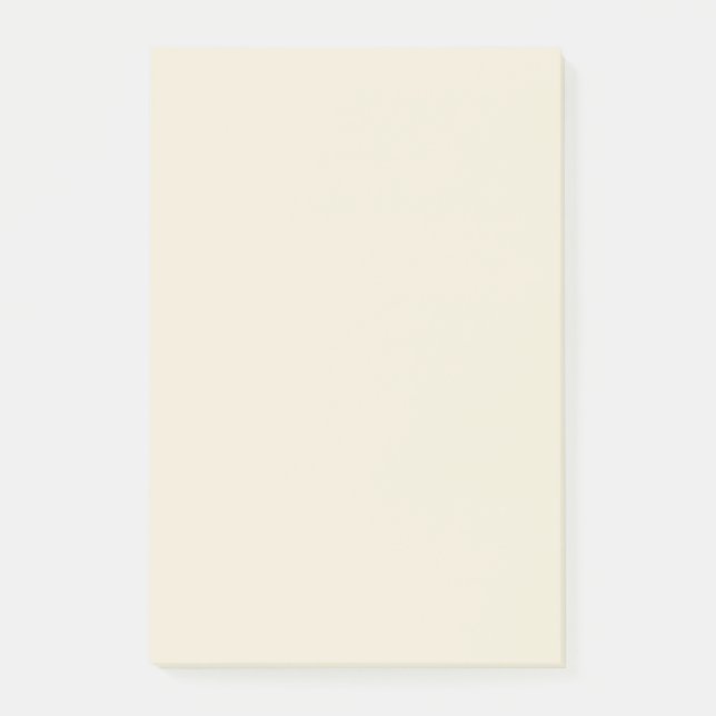 Bloco Post-it Cor Clássica do Eggshell Coordenada (Frente)