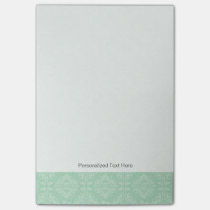 Bloco Post-it cor damasco verde