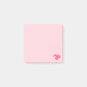 Bloco Post-it Coração Sparkling de Emoji