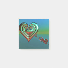 Bloco Post-it Corações Alto do Céu