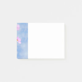 Bloco Post-it Cores delicadas das flores bonito