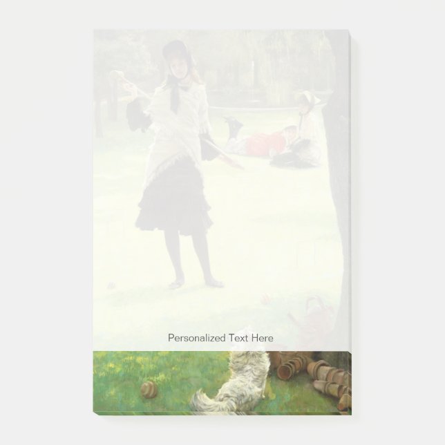Bloco Post-it Croquet de James Tissot |, c.1878 (Frente)