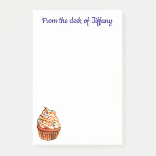 Bloco Post-it Cupcakes De Amor Com Sabres - Cupcake De Panificaç