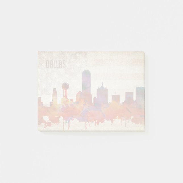 Bloco Post-it Dallas, TX| Linha Skyline City (Frente)