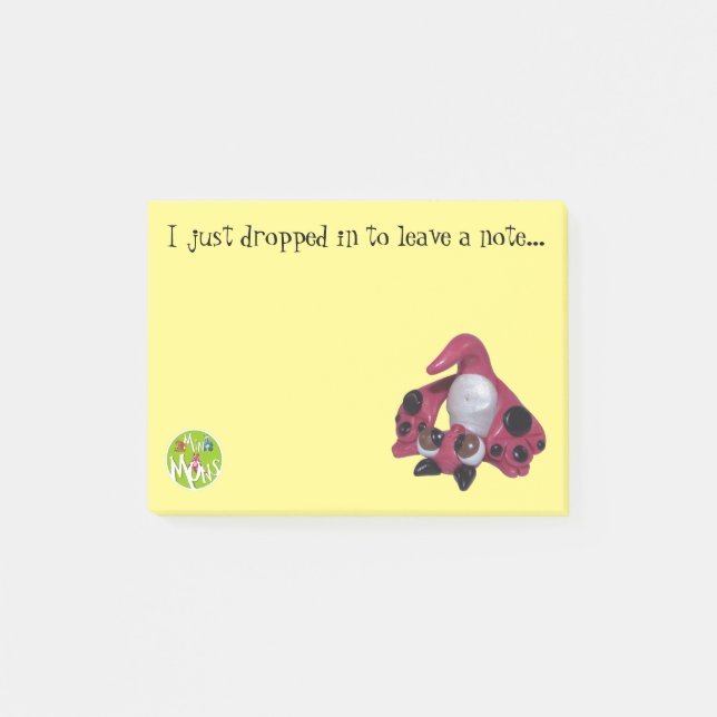 Bloco Post-it Deixado cair dentro para deixar um Cargo-it® nota (Frente)