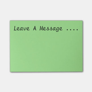 Bloco Post-it Deixe uma mensagem