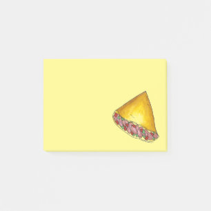 Bloco Post-it Denver Omelet Omelet Omelet Omelet Comida café da