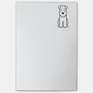 Bloco Post-it Desenhos animados Wheaten do cão de Softcoated