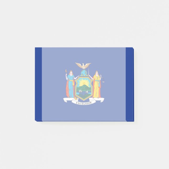 Bloco Post-it Design de Sinalizador do Estado de Nova Iorque (Frente)