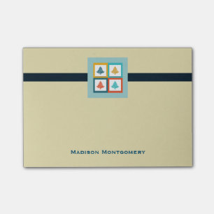 Bloco Post-it Design Personalizado 4 Árvores de Natal