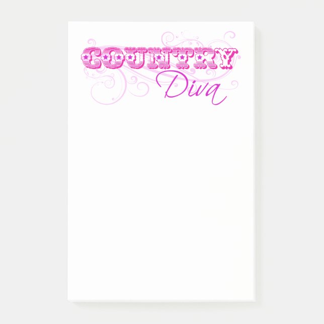 Bloco Post-it Diva do Campo (Frente)